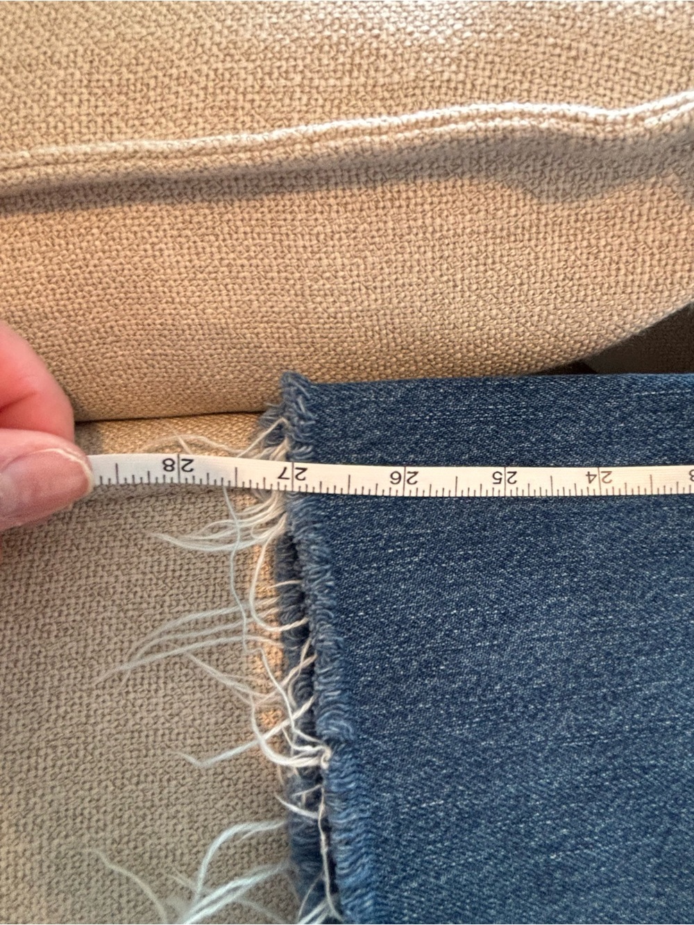 Frame Denim Blue Le Baggy Palazzo Frayed Hem Jeans - Picture 5 of 5